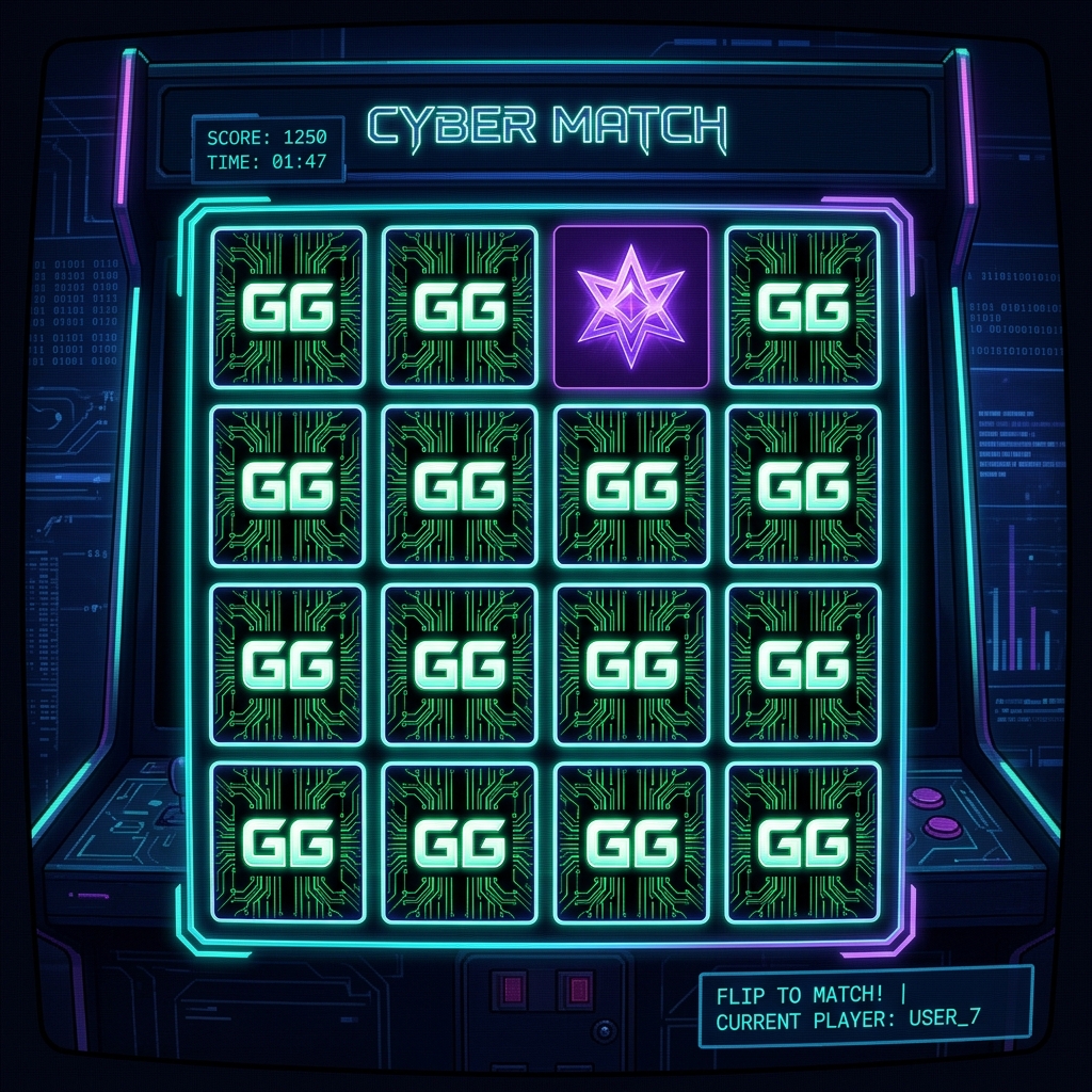 Matrix Memory Match Game Thumbnail